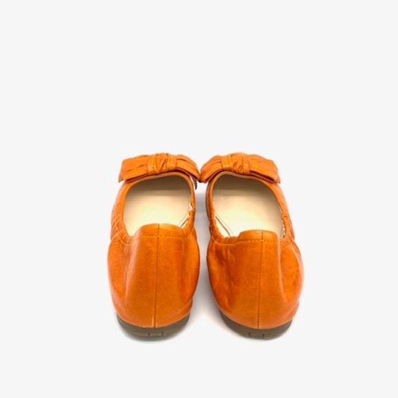 Prada Sport Leather Logo Bow Scrunch Ballet Flats~Ladies SZ 39.5~Summer Chic - Picture 6 of 6